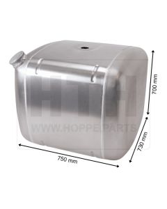 Dieseltank 320 l Alu 750 x 700 x 730
