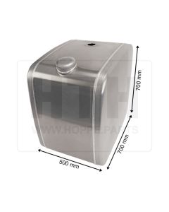 Dieseltank 200 l Alu 500 x 700 x 700