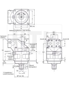 Axialkolbenmotor Parker F12-090-MF-IV-D