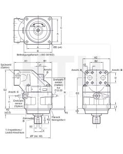 Axialkolbenmotor Parker F12-090-MF-IV-D