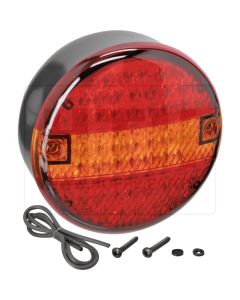 Rückleuchte, rund - mit LED's - 24 Volt