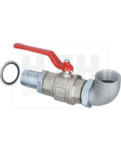 Saugstutzenadapter AG 1 1/2" Saug-Ø 50mm