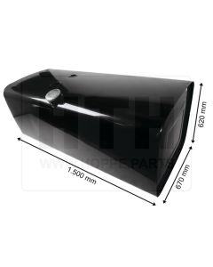 Dieseltank 570 l Stahl 1500 x 620 x 670
