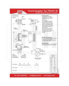 Tankgeber 290 hoch 302-6,8 Ohm