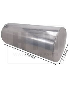Dieseltank 620 l Alu Durchm. 710mm