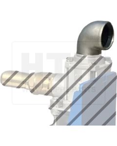 Rohrbogen AG/AG 2 1/2" VA