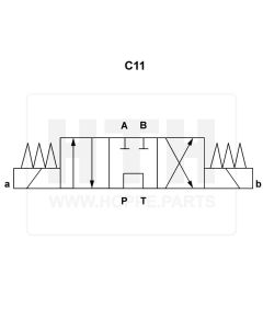 NG06-4/3 Wegeventil-C11 12V H
