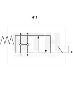 NG10-4/2 Wegeventil-H11 12V H