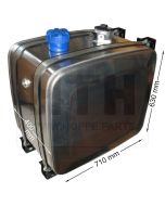 Hydrauliktank 170 l AL 450x640x710 RF