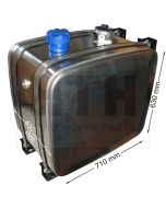 Hydrauliktank 170 l AL 450x640x710 RF