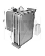 Hydrauliktank 135 l ST 460x725x500 RF