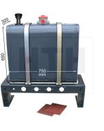 Hydrauliktank 130 l ST 750x650x350 RF