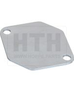 Blindplatte Rücklauffilterlochbild oval