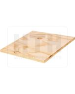 Holzeinlageboden 490 mm x 450 mm für Staukasten 500 mm lang und 500 mm breit