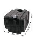 Dieseltank 100 l KST 530 x 480 x 600