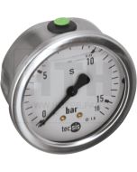 Manometer, gefüllt, 0-15 bar